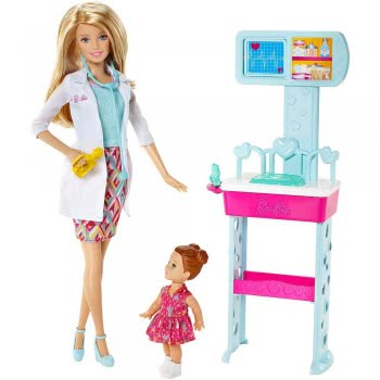 Mattel Barbie Γιατρός Σετ Παιχνιδιού CCP71 887961030754