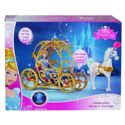 Mattel Disney Princess Η Άμαξα Και Το Άλογο Της Σταχτοπούτας CDC44 887961037722