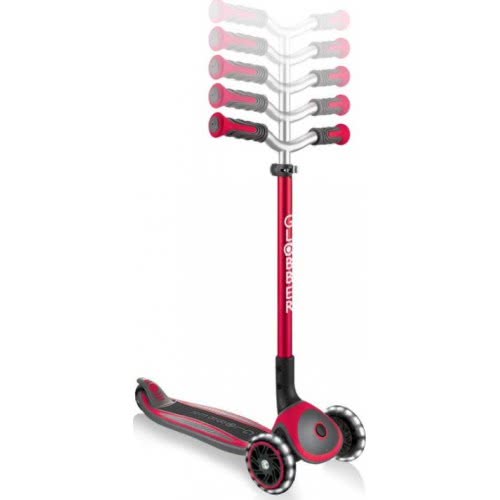 Globber Scooter Elite Master Lights Red 662-102-2 4895224401391