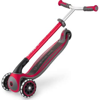 Globber Scooter Elite Master Lights Red 662-102-2 4895224401391