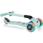 Globber Junior Foldable Fantasy Lights Kids 3 Wheel Scooter Tribal Mint 433-206 4895224403586