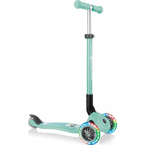 Globber Scooter Primo Foldable Fantasy Lights Buddy Mint Lama 434-206 4895224402442
