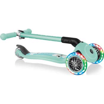 Globber Scooter Primo Foldable Fantasy Lights Buddy Mint Lama 434-206 4895224402442