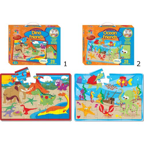 Toys-shop Choice FLOOR PUZZLE 50X35 ΕΚ. PET FRIENDS AND SAFARI FRIENDS - 2 ΣΧΕΔΙΑ JK078324 6990317783243