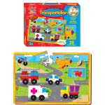 Toys-shop Choice FLOOR PUZZLE 50X35 CM. TRANSPORTATION AND FARMYARD FRIENDS - 2 ΣΧΕΔΙΑ JK078321 6990317783212