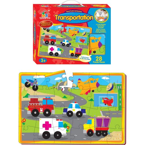 Toys-shop Choice FLOOR PUZZLE 50X35 CM. TRANSPORTATION AND FARMYARD FRIENDS - 2 ΣΧΕΔΙΑ JK078321 6990317783212