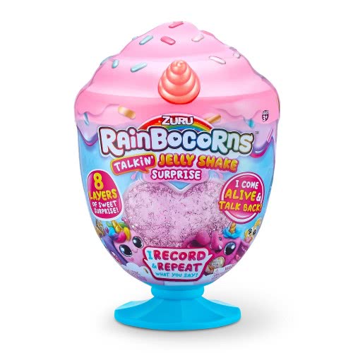 ZURU Rainbocorns Talkin Jelly Shake Surprise Electronic Plush - 1 pc 11809241 4894680016248