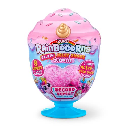 ZURU Rainbocorns Talkin Jelly Shake Surprise Electronic Plush - 1 pc 11809241 4894680016248