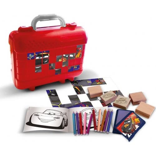 Gama Brands Σετ Βαλιτσάκι Travel Με Είδη Ζωγραφικής Cars 15242823 8009233428232