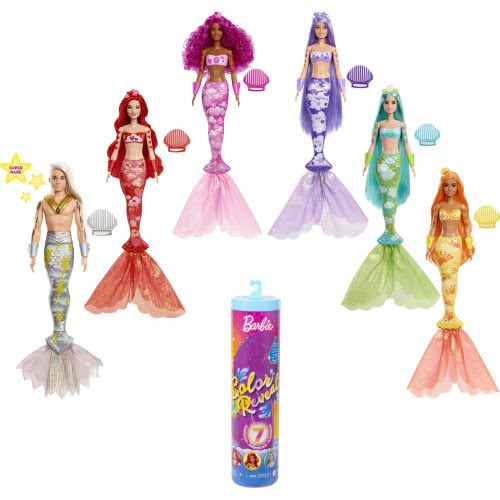 Mattel Barbie Color Reveal Mermaid HCC46 194735007189