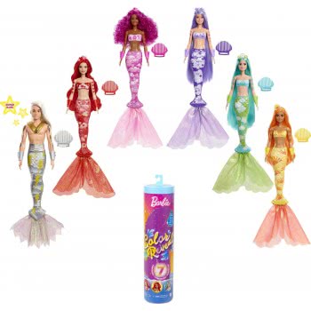Mattel Barbie Color Reveal Mermaid HCC46 194735007189