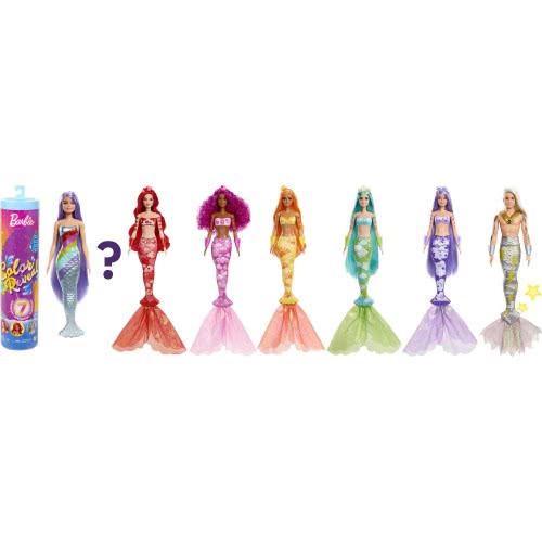 Mattel Barbie Color Reveal Mermaid HCC46 194735007189