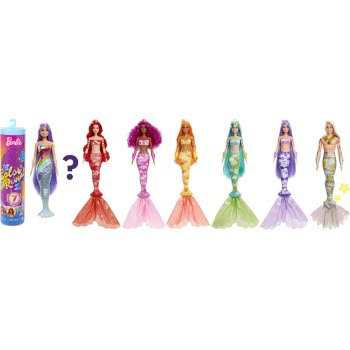 Mattel Barbie Color Reveal Mermaid Γοργόνες HCC46 194735007189