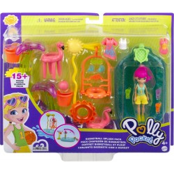 Mattel Polly Pocket Basketball Splash Pack HDW60 / HDW62 194735033256