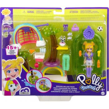 Mattel Polly Pocket Soccer Splash Pack HDW60 / HDW61 194735033263