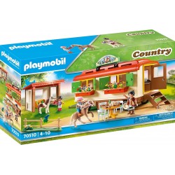 Playmobil Country Pony Shelter With Mobile Home 70510 4008789705105