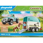 Playmobil Country Car With Pony Trailer 70511 4008789705112