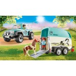 Playmobil Country Όχημα Με Τρέιλερ Μεταφοράς Πόνυ 70511 4008789705112