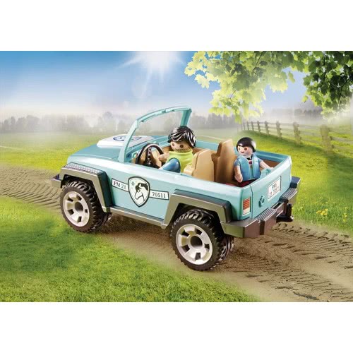 Playmobil Country Όχημα Με Τρέιλερ Μεταφοράς Πόνυ 70511 4008789705112