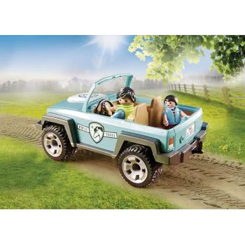 Playmobil Country Όχημα Με Τρέιλερ Μεταφοράς Πόνυ 70511 4008789705112