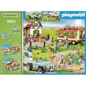 Playmobil Country Όχημα Με Τρέιλερ Μεταφοράς Πόνυ 70511 4008789705112