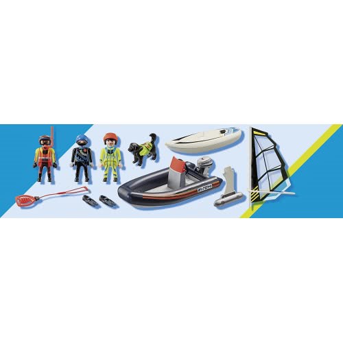 Playmobil City Action Water Rescue With Dog 70141 4008789701411