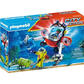 Playmobil City Action Επιχείρηση Υποβρύχιου Καθαρισμού 70142 4008789701428