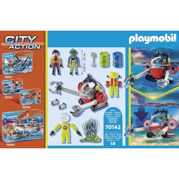 Playmobil City Action Environmental Expedition With Dive Boat 70142 4008789701428