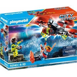 Playmobil City Action Diver Rescue With Drone 70143 4008789701435