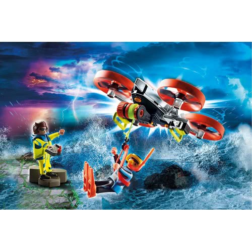 Playmobil City Action Diver Rescue With Drone 70143 4008789701435