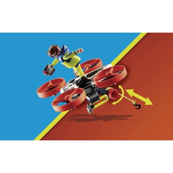 Playmobil City Action Επιχείρηση Διάσωσης Δύτη Με Drone 70143 4008789701435