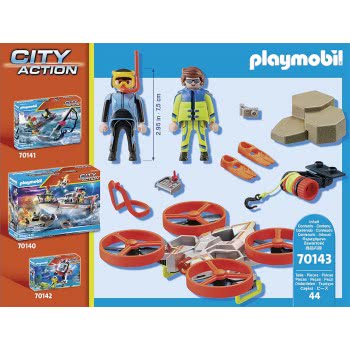 Playmobil City Action Diver Rescue With Drone 70143 4008789701435