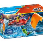 Playmobil City Action Επιχείρηση Διάσωσης Kitesurfer Με Σκάφος 70144 4008789701442