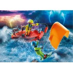 Playmobil City Action Επιχείρηση Διάσωσης Kitesurfer Με Σκάφος 70144 4008789701442