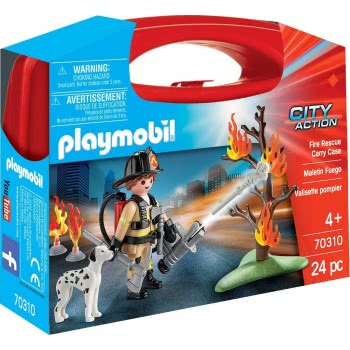 Playmobil City Action Fire Rescue Carry Case 70310 4008789703101