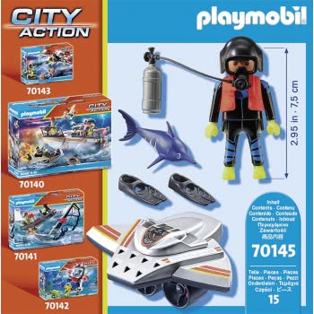 Playmobil City Action Diving Scooter 70145 4008789701459