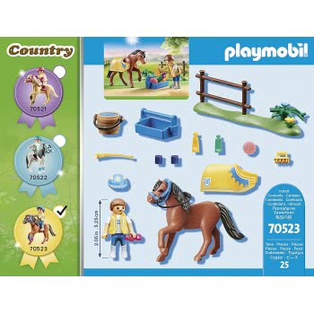 Playmobil Country Αναβάτης Με Welsh Πόνυ 70523 4008789705235