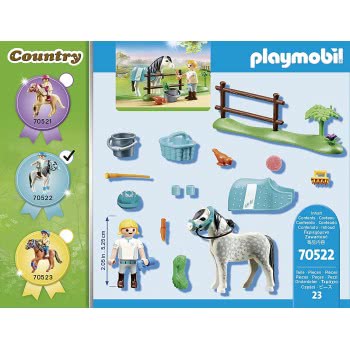 Playmobil Country Αναβάτρια Με Classic Πόνυ 70522 4008789705228