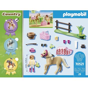 Playmobil Country Collectible German Riding Pony 70521 4008789705211