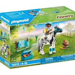 Playmobil Country Αναβάτης Με Πόνυ Lewitzer 70515 4008789705150