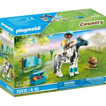 Playmobil Country Αναβάτης Με Πόνυ Lewitzer 70515 4008789705150