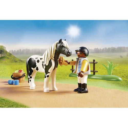 Playmobil Country Αναβάτης Με Πόνυ Lewitzer 70515 4008789705150