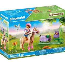 Playmobil Country Αναβάτρια Με Πόνυ Icelandic 70514 4008789705143