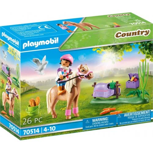 Playmobil Country Αναβάτρια Με Πόνυ Icelandic 70514 4008789705143