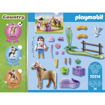 Playmobil Country Αναβάτρια Με Πόνυ Icelandic 70514 4008789705143