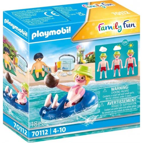 Playmobil Family Fun Παραθεριστής Με Φουσκωτή Κουλούρα 70112 4008789701121