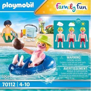 Playmobil Family Fun Sunburnt Swimmer 70112 4008789701121