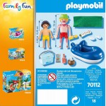 Playmobil Family Fun Παραθεριστής Με Φουσκωτή Κουλούρα 70112 4008789701121
