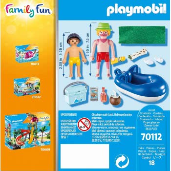 Playmobil Family Fun Παραθεριστής Με Φουσκωτή Κουλούρα 70112 4008789701121