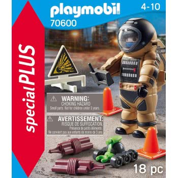 Playmobil Special Plus Operations Agent Πυροτεχνουργός 70600 4008789706003